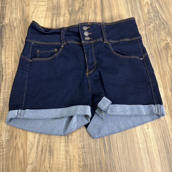 Wax Jean Pants - Wax‎ Jeans Butt, I Love You Shorts Medium Dark Blue